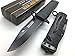 Tac-Force spring Assisted Open Black Bayonet Style Tactical Rescue Pocket Knife