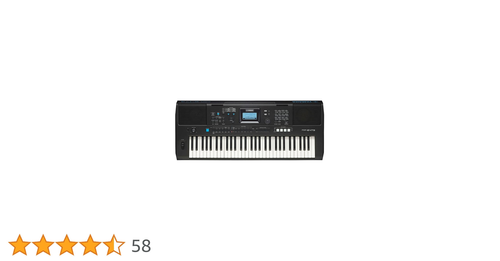 Amazon.co.jp: ヤマハ(YAMAHA) 電子キーボード PSR-E473 61鍵 タッチ