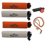 BH Outdoors Hunting Dog Training Pack - Strong Bumpers - Retrieving Dummies - Lanyard - Work/Training Whistle - Durable Throw Rope Dummy