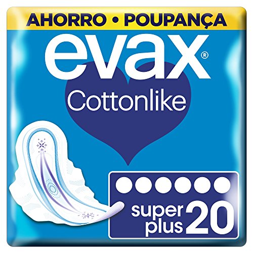 Compresses avec Ailes pour la Nuit Evax Cottonlike (18 uds)