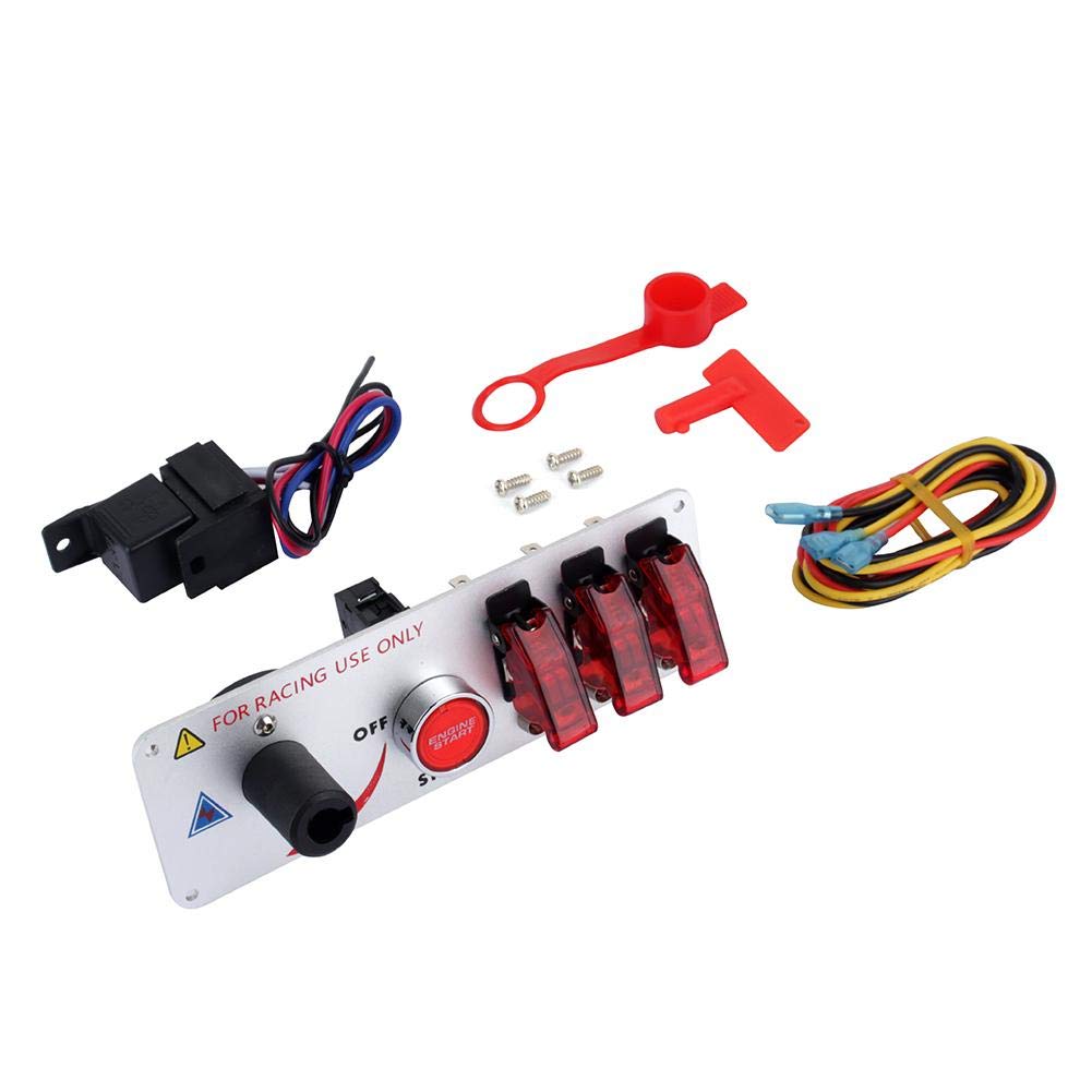 必殺仕事人 共闘カバー付き！文字アンドン LED発光！インテリアに！電源いろいろ Amazon.co.jp: KIMISS 12V LEDトグルスイッチ 5-in-1 車両用