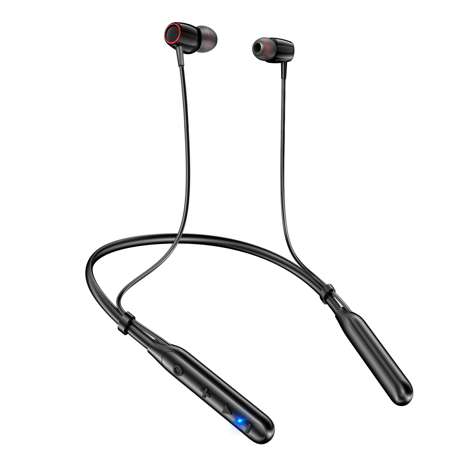Bluetooth イヤホン ネックバンド型 ワイヤレス CVC8.0ノイズキャンセリング 首掛け