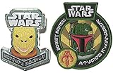 Star Wars Smuggler's Bounty -Boba Fett patch and Bossk pin Set