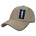 DECKY Low Crown Cotton Baseball Caps, Khaki
