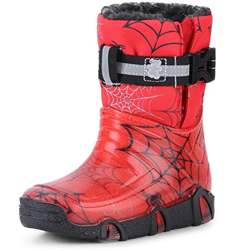 Ladeheid Kinder Mädchen Jungen Schneestiefel mit Muster...
