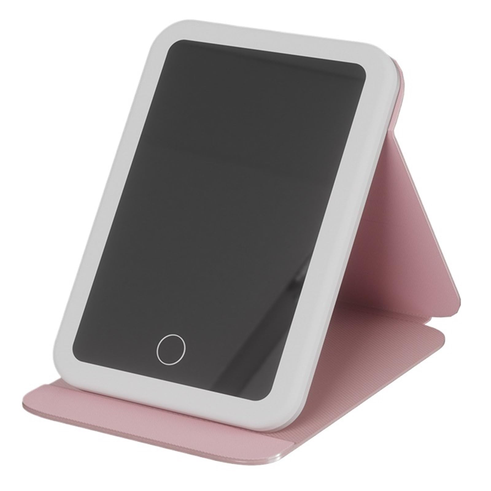 KTMBOHU Desktop Folding Makeup Mirror With Light Large LED Portable Fill-in Light Makeup Mirror For Home Use