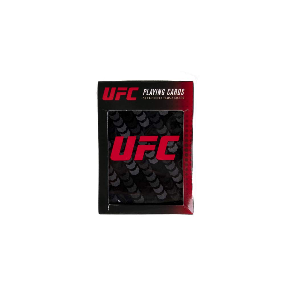 PSG UFC PLAYING CARDS LOGO OCTAGON, Black/White, One Size