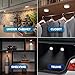 Brilliant Evolution Ultra Thin Wireless LED Touch Lights - Battery Operated Under Cabinet Lighting - Round Puck Lights for Closet, Countertop - Stick On Push Light for Home Decor - Pack of 2