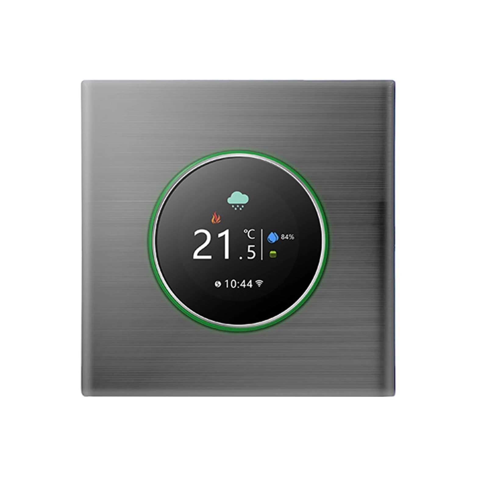 Smart Thermostat, inteligentny termostat kocioł gazowy termostat podgrzewanie wody podświetlenie/temperatura/czujnik/czas regulacja kalibracji temperatury,for Home(Grijs,GC)
