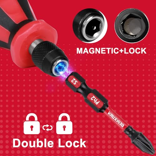 Image of Geinxurn 3Pieces Magnetic Changeable Head Manual Screwdriver Holder