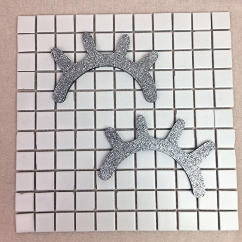 Adesivo da parete in legno per ciglia, 3D