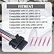HISports 5 PIN Luftmassenmesser MAF Kabelbaum 4F0973705-kompatibel mit A3 A4 A5 A6 Q5 R8 Skoda Seat VW Jetta Passat