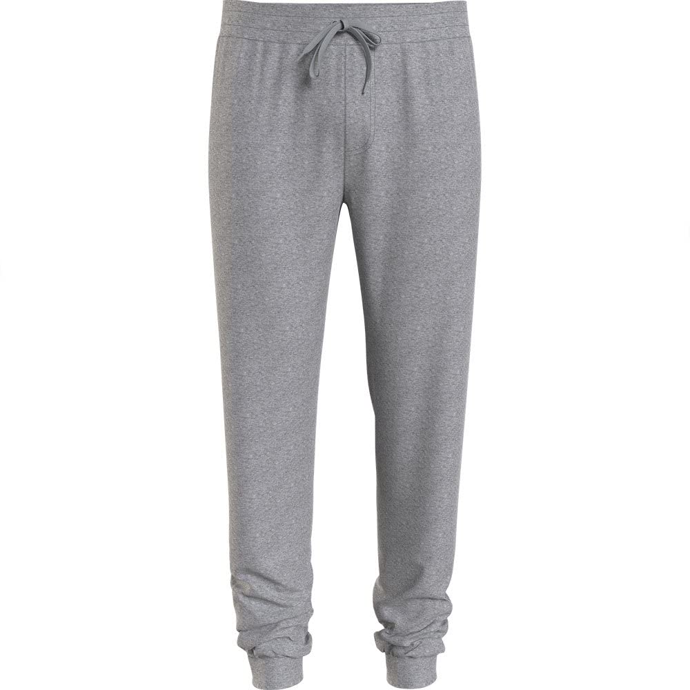 Tommy Jeans Men's Tjm Slim Fleece Sweatpant Dm0dm15380 Sweatpants, Lt Grey Htr, XS