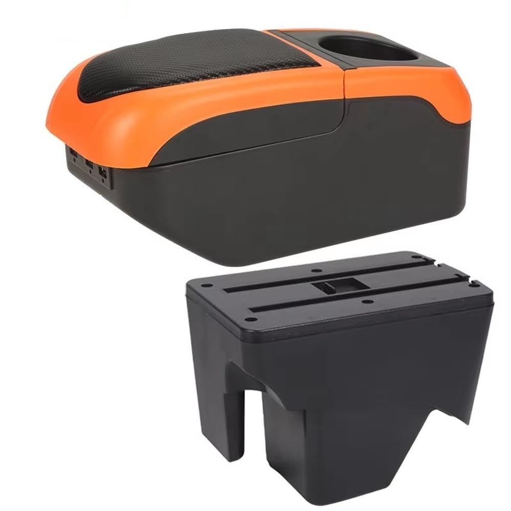 Sxqpocar Black Orange For Tera 2025 Car Armrest Box Center Console Armrest Storage Box Replacement Parts