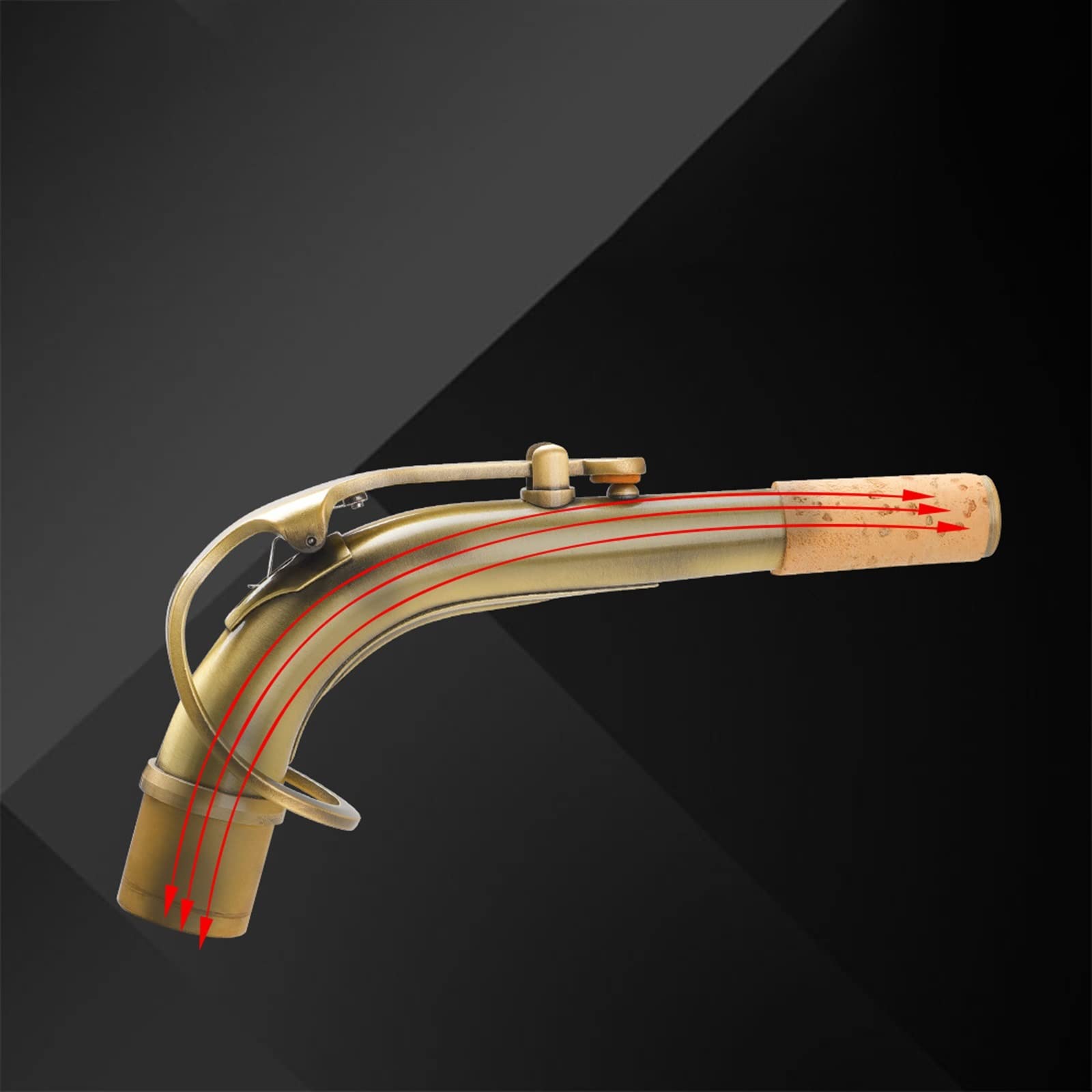 Amazon.co.jp: サックスの部品 アルト E-tune サックス ベンドネック