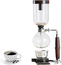 YUCHENGTECH Siphon Syphon Coffee Maker Tabletop Glass Siphon Pot Glass Technica Syphon Coffee Maker Siphon Vacuum Coffee Maker(3 Cups(360ml))