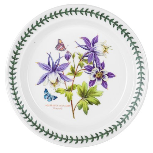 Portmeirion Assiette Motif jardin botanique exotique avec libellule