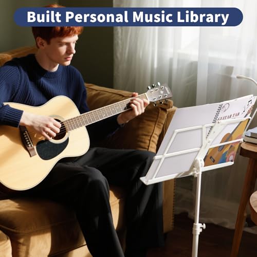 Cahier de tablatures guitare grand format 120 pages avec théorie