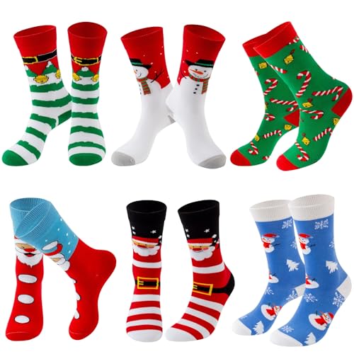 TENYSAF Fun Christmas Socks for Women