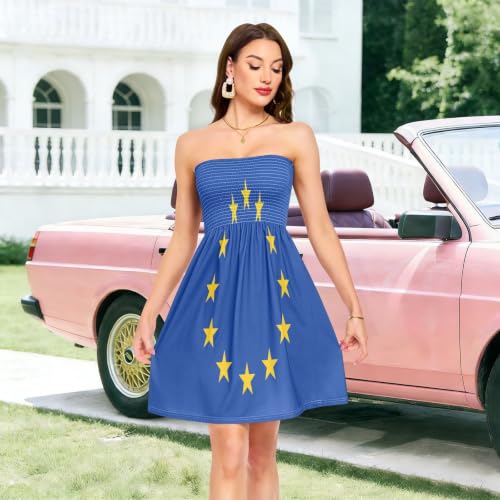 Robe d'été légère pour éviter la chaleur vêtement sans bretelles - 7