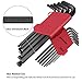36Pcs Hex Key Meterk Allen Wrench Set, Inch/Metric/Star, Long Arm Ball End Hex Key Socket Head Screw Wrench Multi-size Internal Hexagonal Spanner, Bonus Free Strength Helping T-Handle