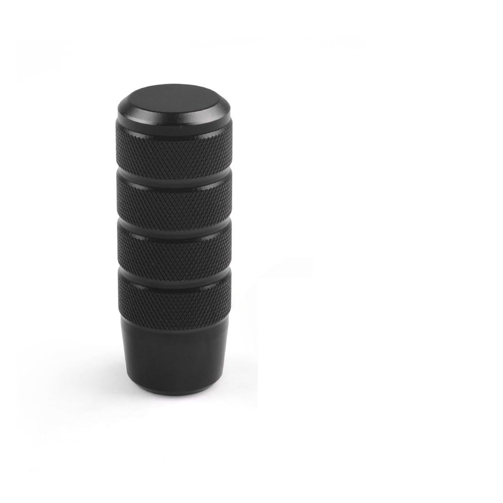 LinQianBhD Gear Lever Shift Knob 95MM Universal Non-Slip Gear Shift Knob Manual Transmission Aluminum Knurled Shifter Lever(Black)