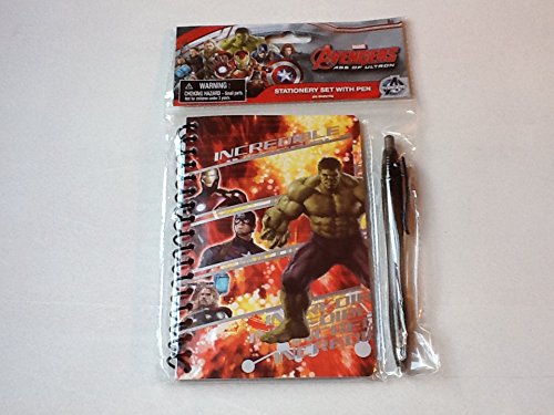 Avengers Age of Ultron - Juego de papelería con bolígrafo