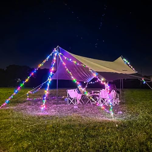 XmasBokeh Mains Powered Fairy Lights 20m 200 LED Multicolor String Lights with Timer Memory 8 Modes Plug in Indoor Outdoor Decor for Christmas Tree Garden - Image 3