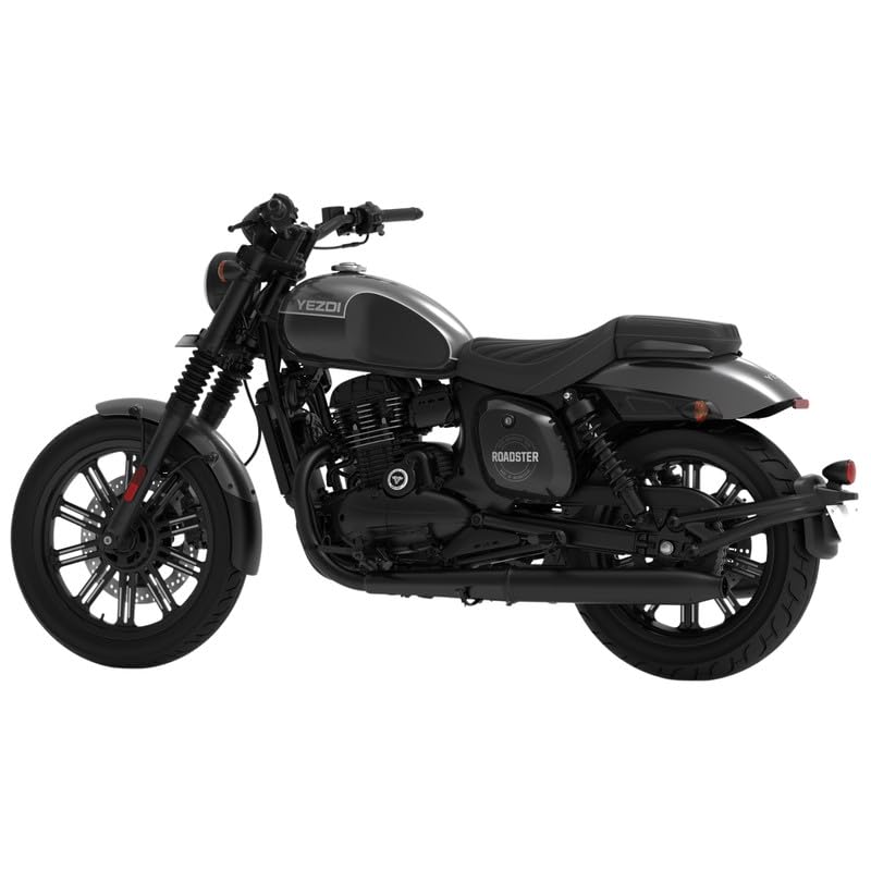 Image of YEZDI Roadster Disc Bike Smoke Grey Alloy Wheels Booking for Ex-Showroom Price