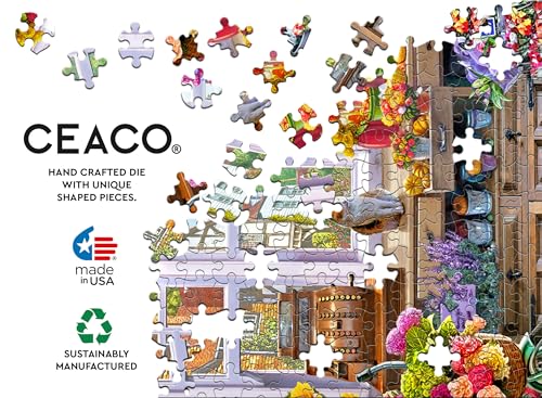 Rompecabezas Ceaco de piezas grandes - Steve Crisp - Floristería - Actividad relajante y divertida para adultos miniatura 6