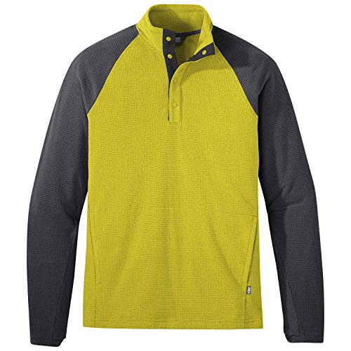Outdoor Research Men's Trail Mix Wicking Breathable Fleece Snap Pullover