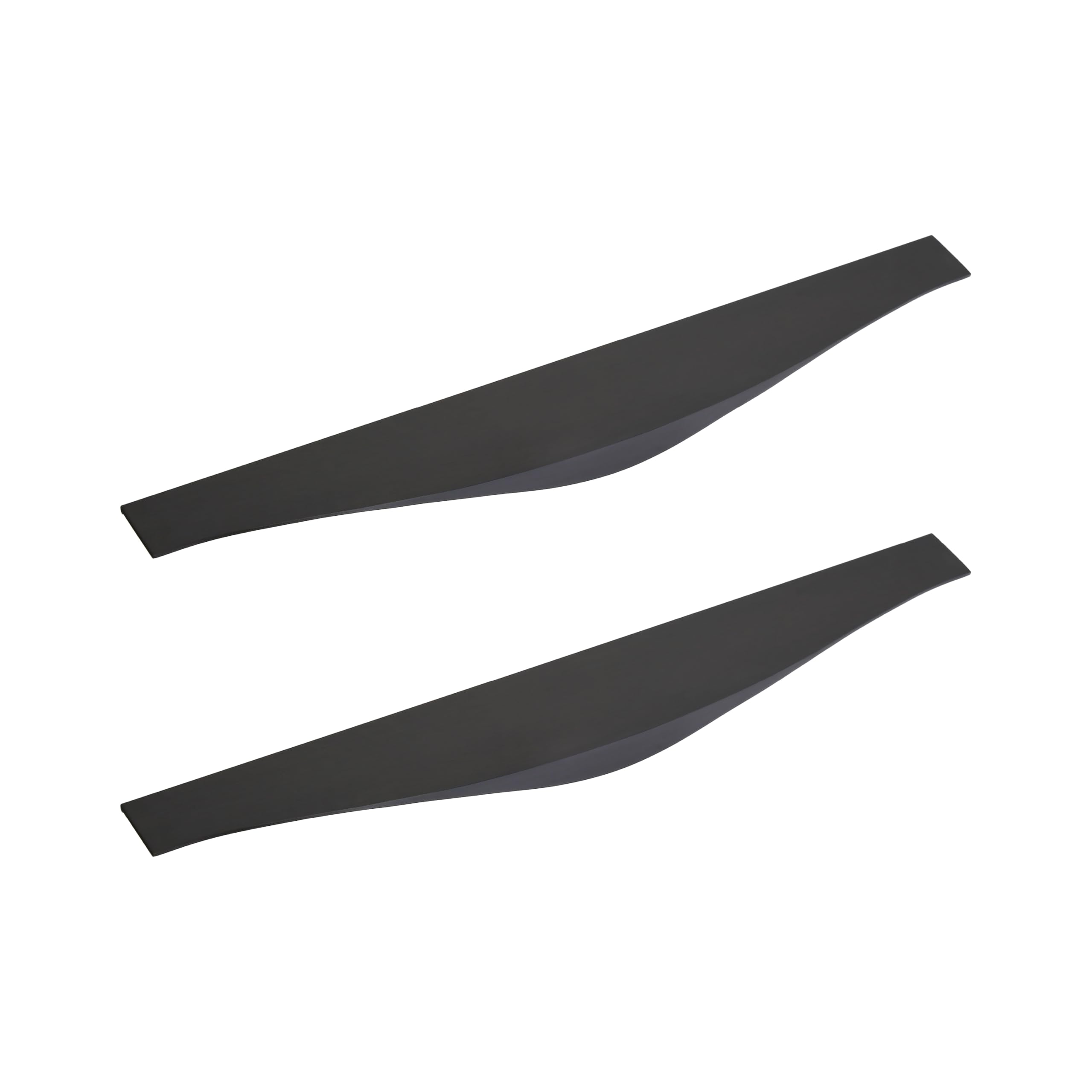 LAPO Elite 10 Inch Aluminum Kitchen Profile Handle, Cabinet Profile Handles, Drawer Handle for Kitchen, Profile Handles for Wardrobe, Profile Pull Handle for Home, Hotel, Office(Black Finish)