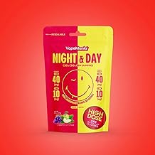 VapeMania CBN CBD Gummies, 6 Capsules, High Concentration, 10.8 oz (300 mg, 50 mg/grain), Night & Day Type Gummies, Made in Japan, No Coloring