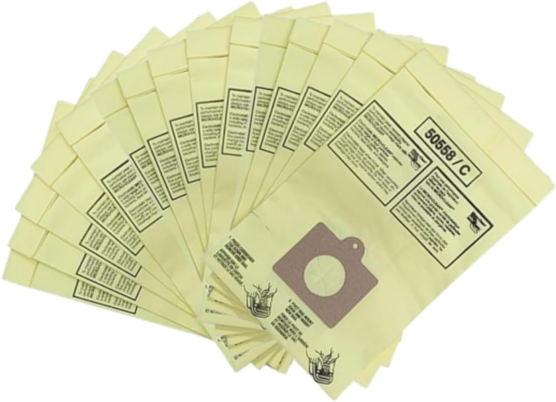 VacBagsUSA Replacement Vacuum Bags For Kenmore Canister Type C/Q 5055, 50557, 50558 and Type C-5, Type C-18 | 50 Pack, Made In USA