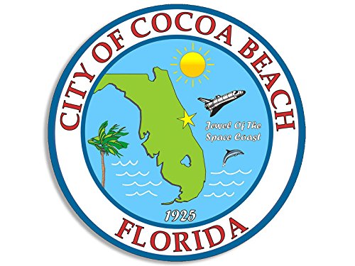 Amazon.com - City of Cocoa Beach Florida Seal Sticker (Decal Logo 