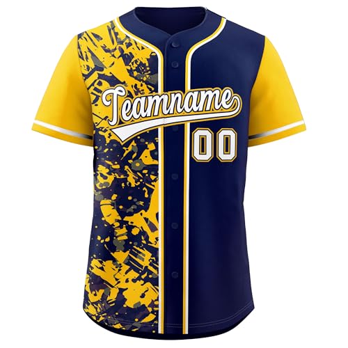 KXK Custom Baseball Jersey Stitched or Printed Name Number Logo Personalized Softball Shirts for Men Women Youth