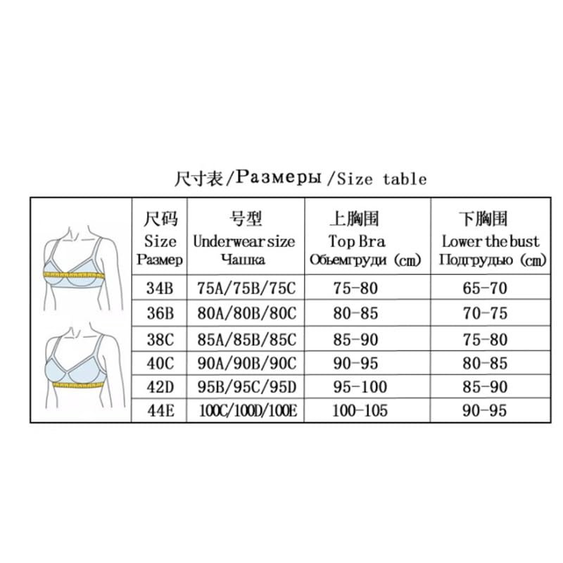 Reggiseno sexy da donna con cuciture in acciaio con ricamo in pizzo e paillettes top sottile per le donne, D, 5C