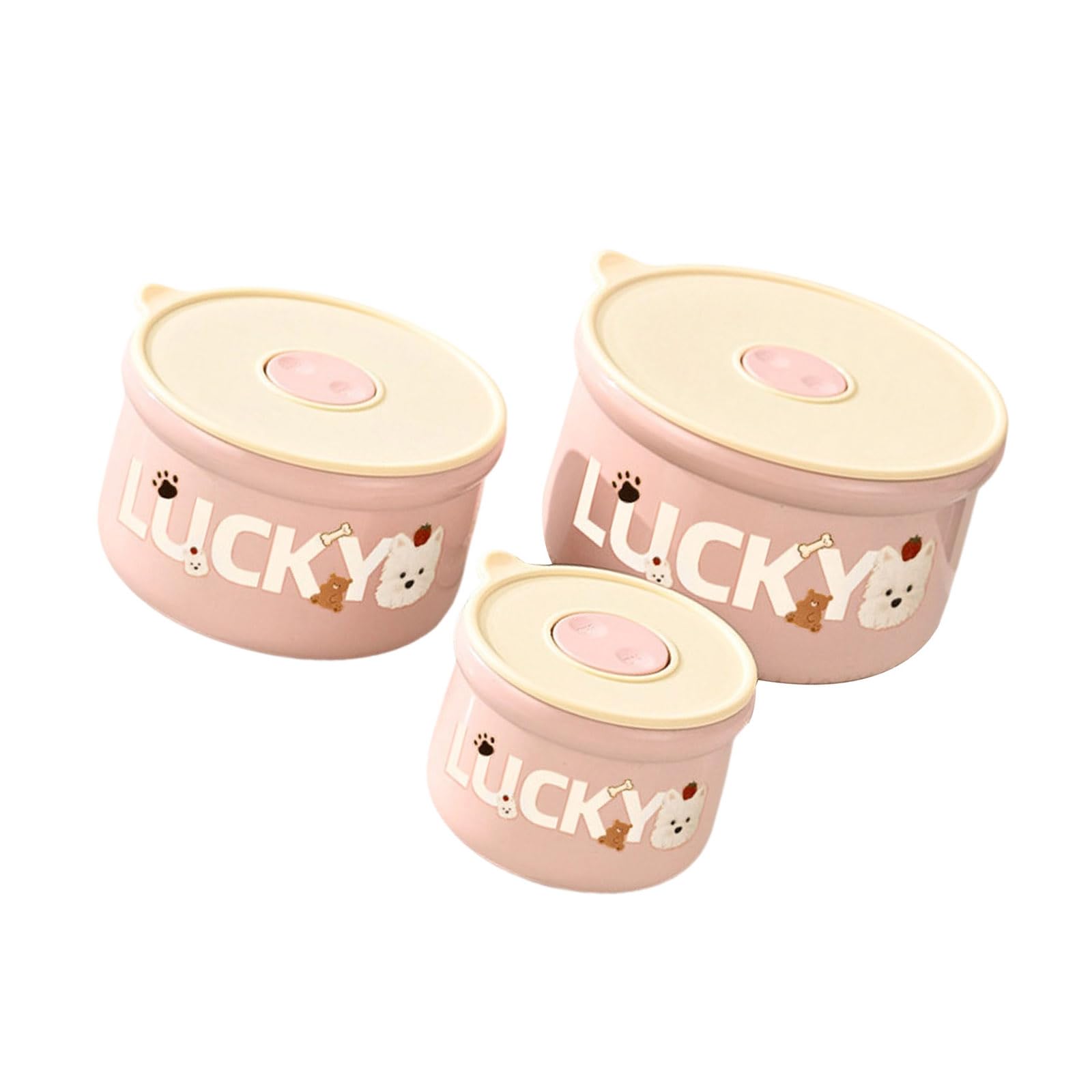 Elnwnnkc 3Pcs Airtight Round Meal Prep Containers 304 Stainless Steel User Friendly Lunch Box for Home Work User Friendly Lunch Box