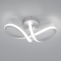 DAXGD Modern LED Mennyezeti Lámpa 20W Ívelt Dizájn Hálószoba Nappali Konyha 1