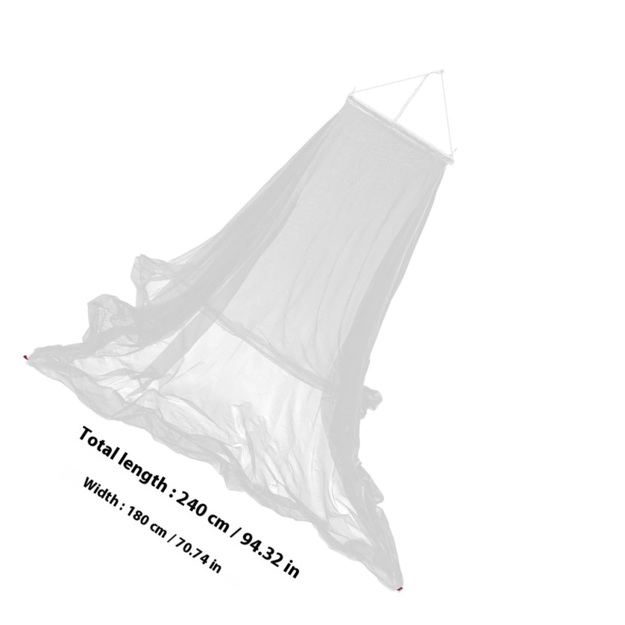 Zanzariera da Pieghevole per Mesh Resistente per Persone Facile da Installare e Trasportare per Viaggi e Attività Allaperto Bianco