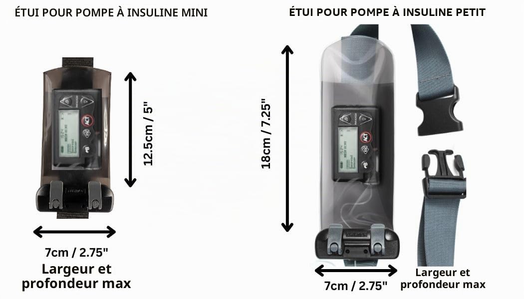 Aquapac Étui étanche pour Pompe à insuline, Petit Format