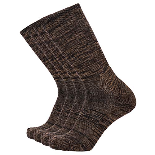 EnerWear 4P Pack Men's Merino Wool Blended Blister Free Trail Socks - Main Image