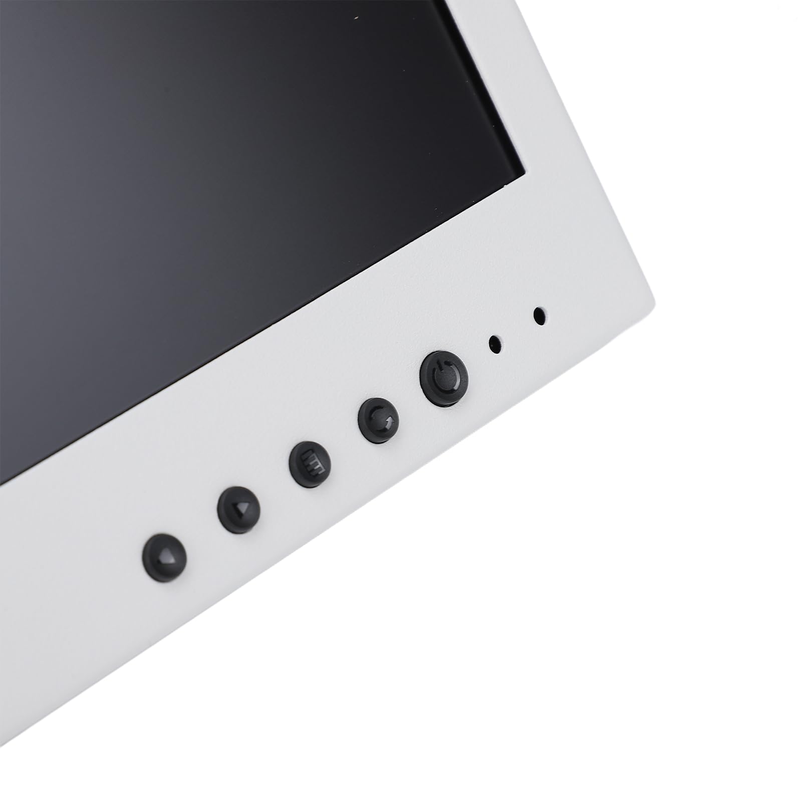 Dpofirs Monitor Przemysłowy 21,5 Cala, Wyświetlacz z otwartą ramką 1920x1080 z Portami VGA HDMI AV USB BNC, CiągłaPraca 7x24 dla rozwiązań Digital Signage POS KIOSK (wtyczka UE)