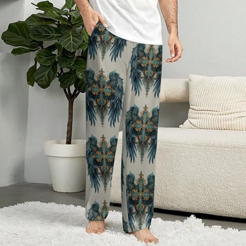 Animal Print PJ Pajama Pants for Men Women Comfort Fit Lounge Pants Sleepwear with Pockets4