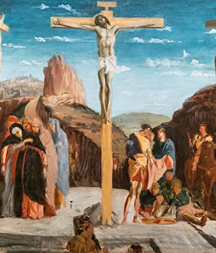 Toile Murale Abstraite Calvaire d'Edgar Degas Peinture Salon 60x90