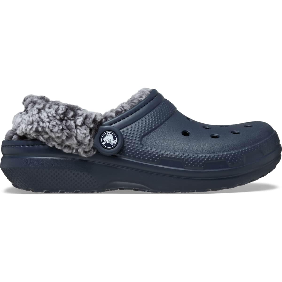 Crocs Classic Fleece Lined Clog Navy  in Women's Size 10 and Men's Size 9