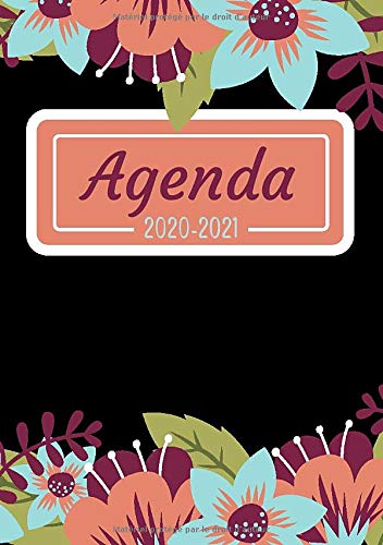 Télécharger Agenda Scolaire: Floral Flower Fleur Fleuri | Format A5 Agenda Journalier Quotidien en Français | F Livre eBook France