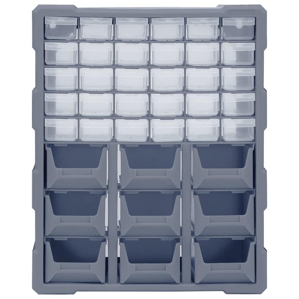 Caja organizadora con 39 cajones, organizador de taller