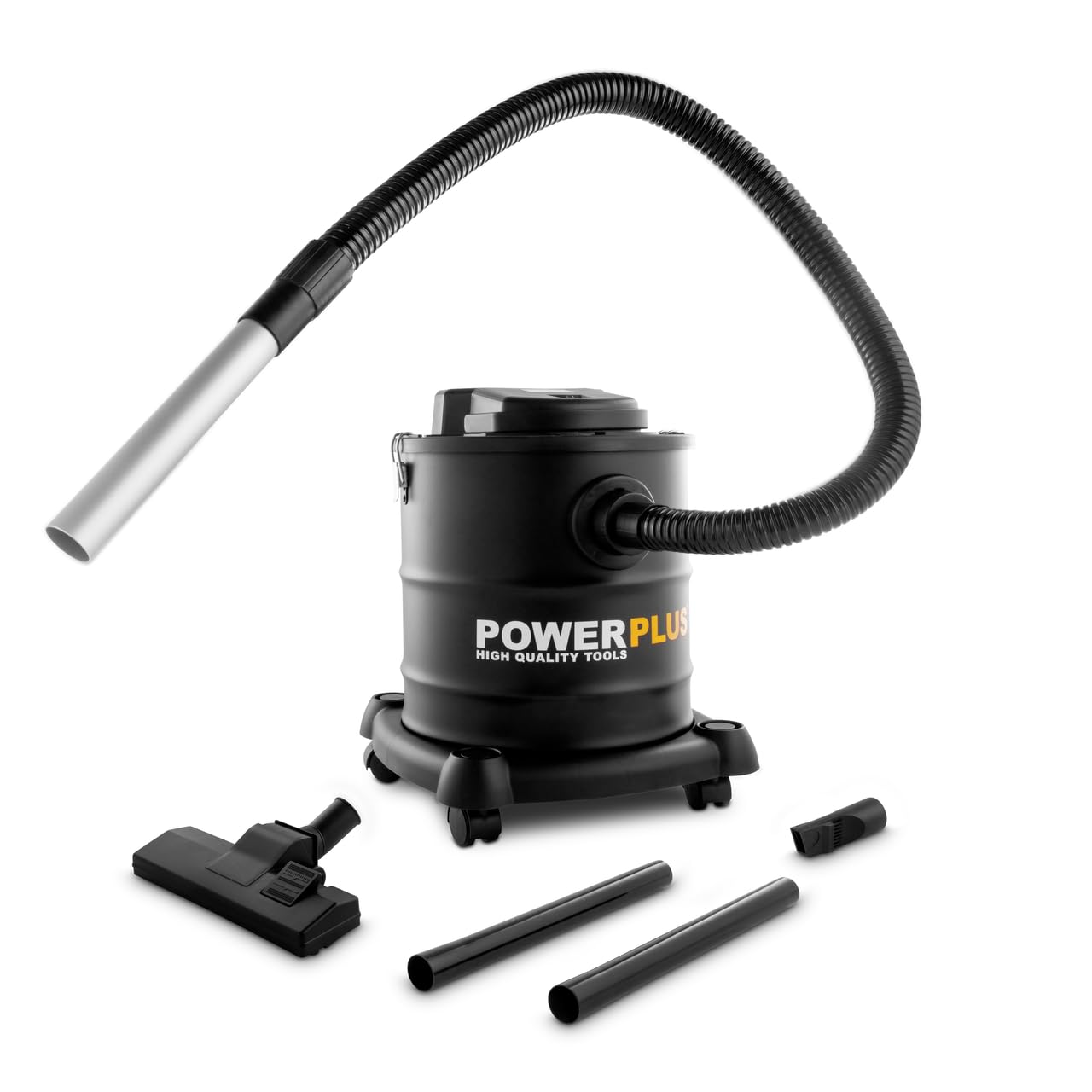 Varo Powerplus POWX308-1 elektryczny odkurzacz do popiołu 200 W, do kominka, pieca, do popiołu, zbiornik 20 l, maks. 60°