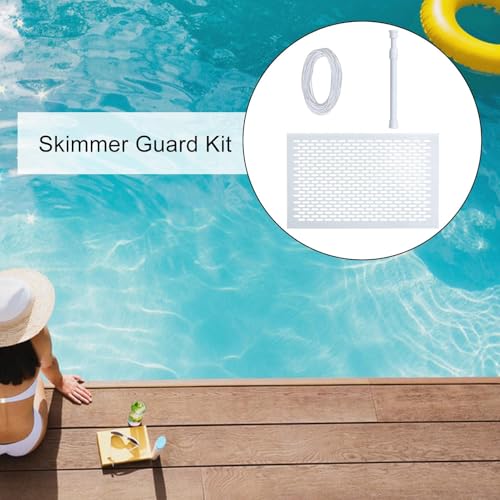 Épuisette de piscine anti-feuilles pour préserver le drainage